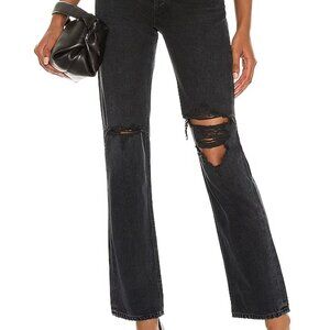 AGOLDE Lana Straight Distressed Jeans Sz 25 Disorder